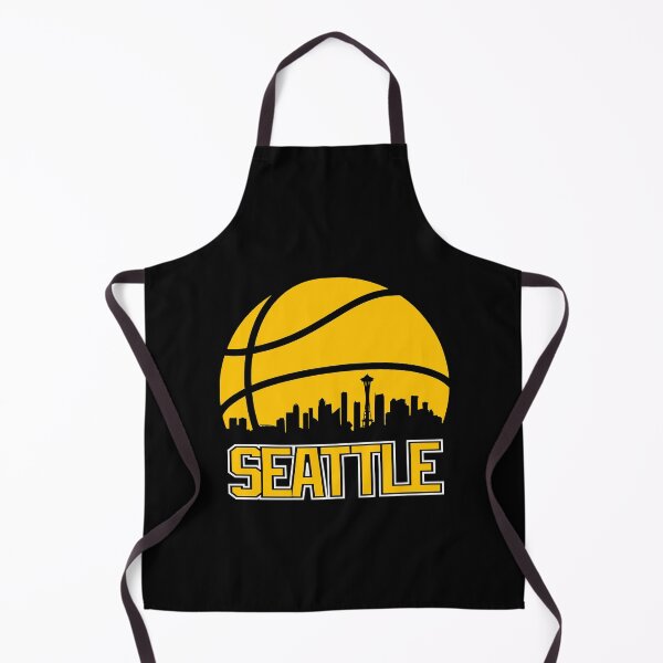 Aperçu de l'œuvre Retros Sonics Basketball Hommes Seattles Citys Skylines créée et vendue par PierreCorn81.