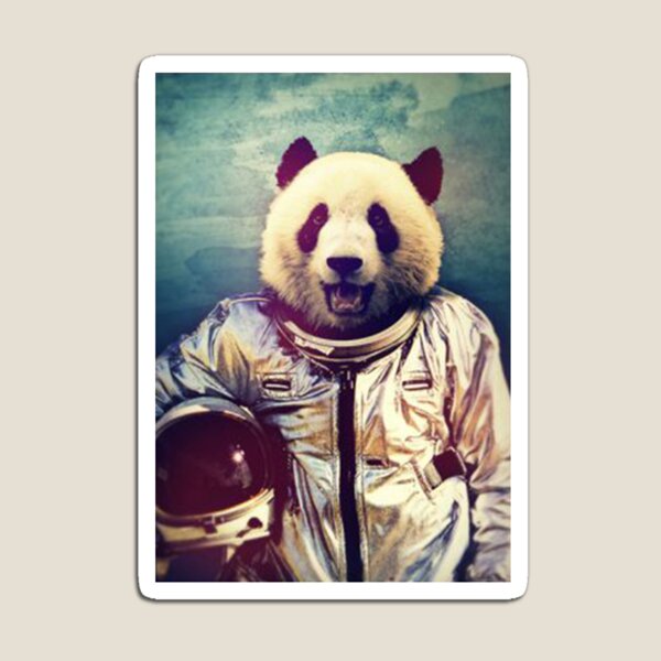 Panda astronaut poster Magnet