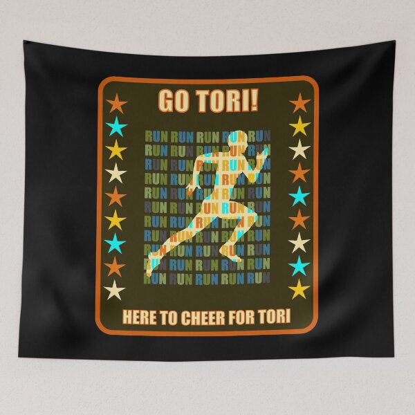 Item preview, Go Tori Runner Support Fan Here to Cheer Favorite Athlete designed and sold by artfulnotebook.