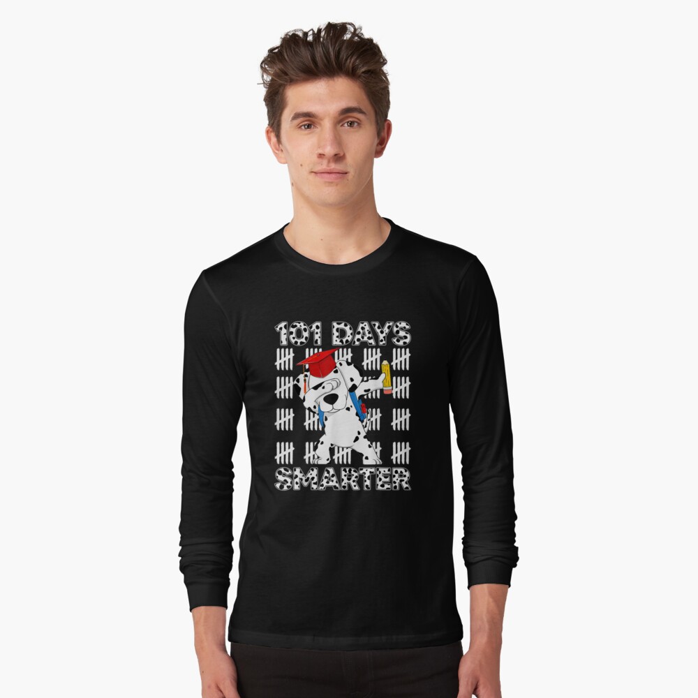 101 Days Of School Smarter Dalmatian Dog Teacher Shirt - Teespix