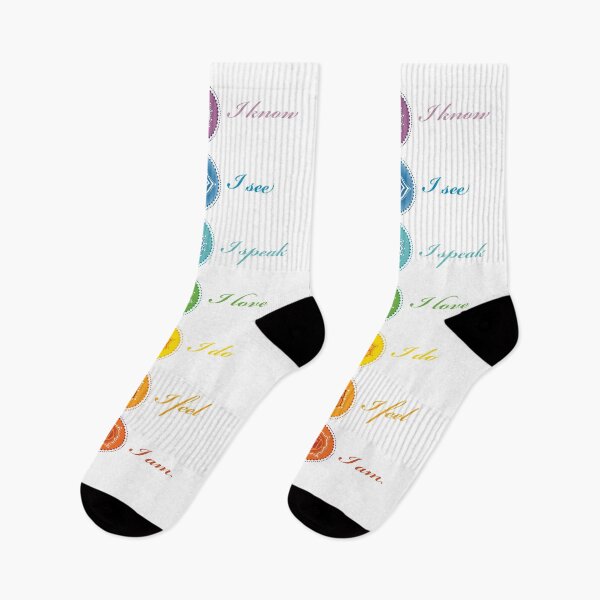 Item preview, Chakras + affirmations designed and sold by RedCloudDesign.