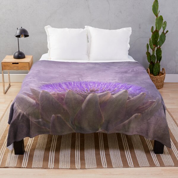 Item preview, Purple Artichoke Flower One designed and sold by Elisabeth Lucas.