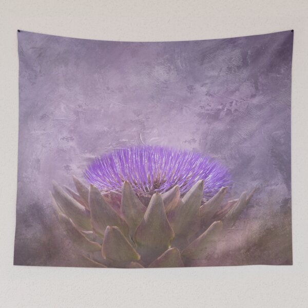 Item preview, Purple Artichoke Flower One designed and sold by Elisabeth Lucas.