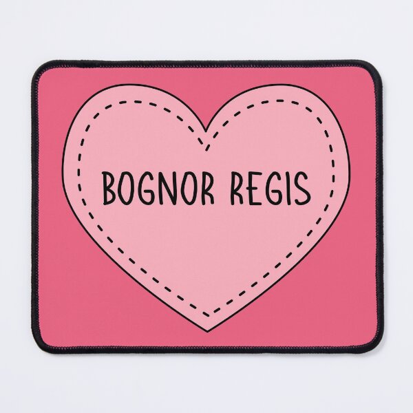 Item preview, Bognor Regis West Sussex England Cute Pink Heart designed and sold by cashewdays.