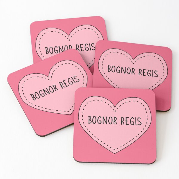 Item preview, Bognor Regis West Sussex England Cute Pink Heart designed and sold by cashewdays.