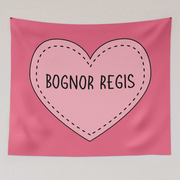 Item preview, Bognor Regis West Sussex England Cute Pink Heart designed and sold by cashewdays.