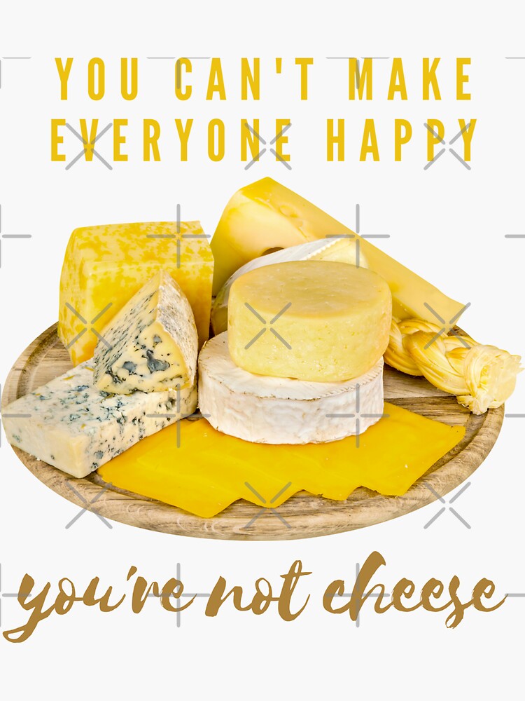 "Did someone say Cheese? Funny Cheese Lover" Sticker for Sale by