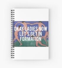 Cuaderno de espiral Bailar en la formación
