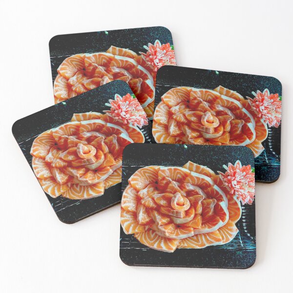 Item preview, Salmon sashimi sushi designed and sold by Roselove4869.