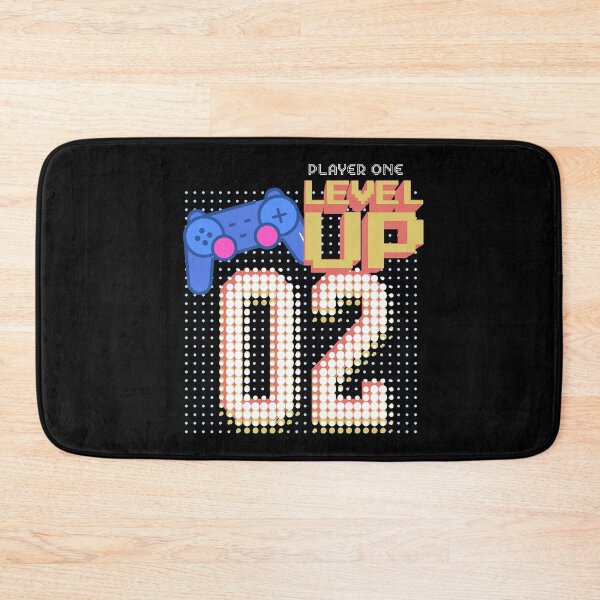 Item preview, Level 2 Unlocked Birthday Video Game 2nd Gamer Birthday design designed and sold by Merchking1.