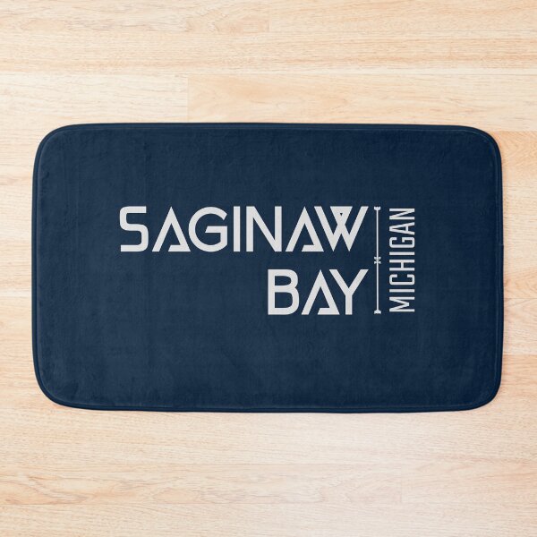 Item preview, Saginaw Bay Lake Huron Michigan Name Gray Lettering Design designed and sold by Eleven-K.