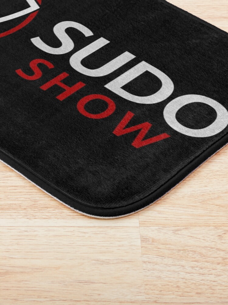 Thumbnail 3 of 6, Bath Mat, Sudo Show designed and sold by tuxdigital.