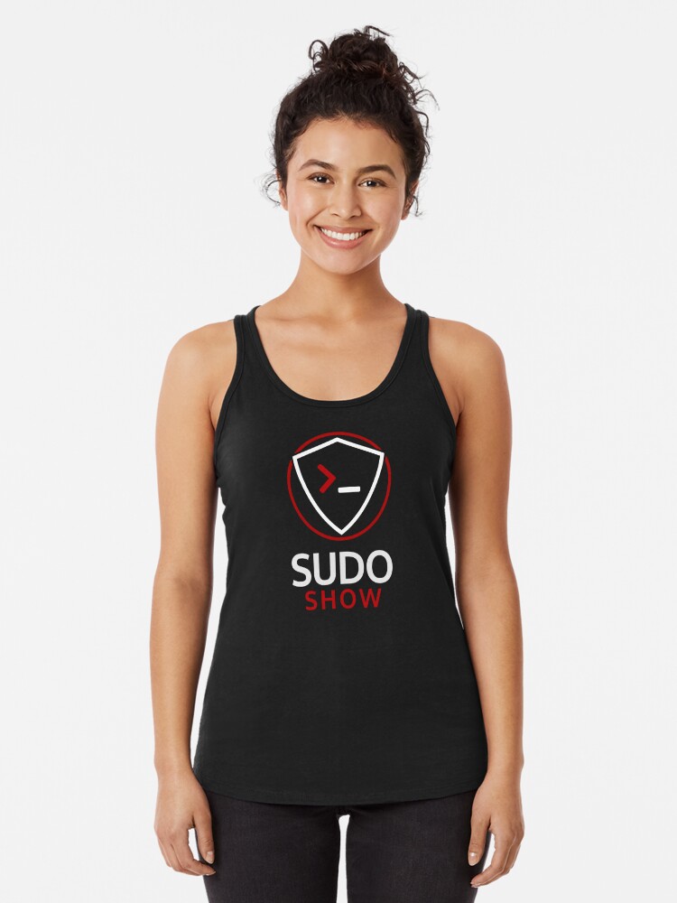 Racerback Tank Top, Sudo Show designed and sold by tuxdigital