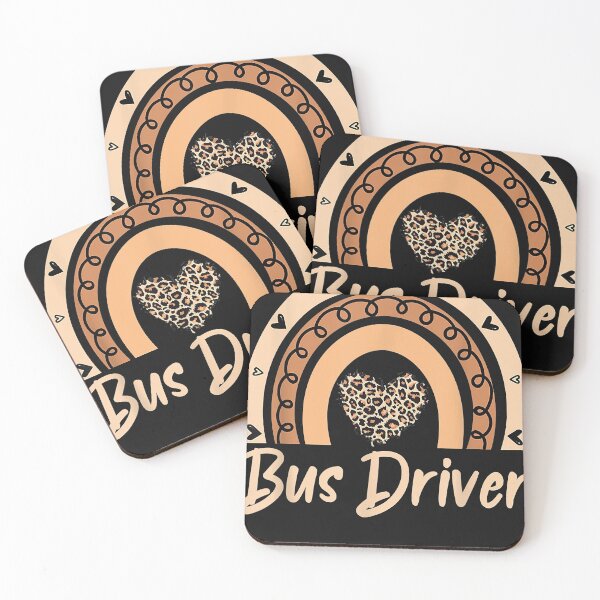 Item preview, Boho Rainbow Leopard Cheetah School Bus Driver Appreciation T-Shirt designed and sold by MaryHutchisoni.