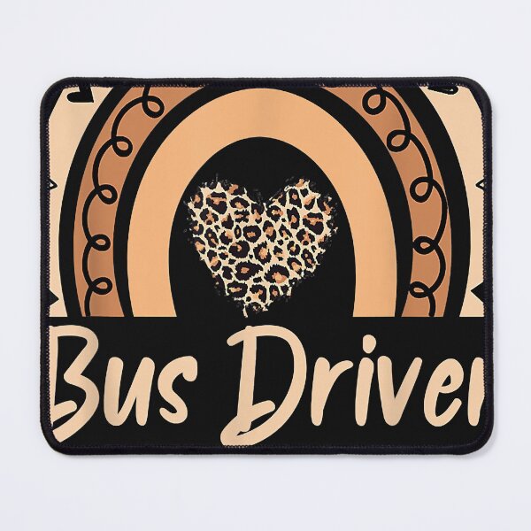 Item preview, Boho Rainbow Leopard Cheetah School Bus Driver Appreciation T-Shirt designed and sold by MaryHutchisoni.