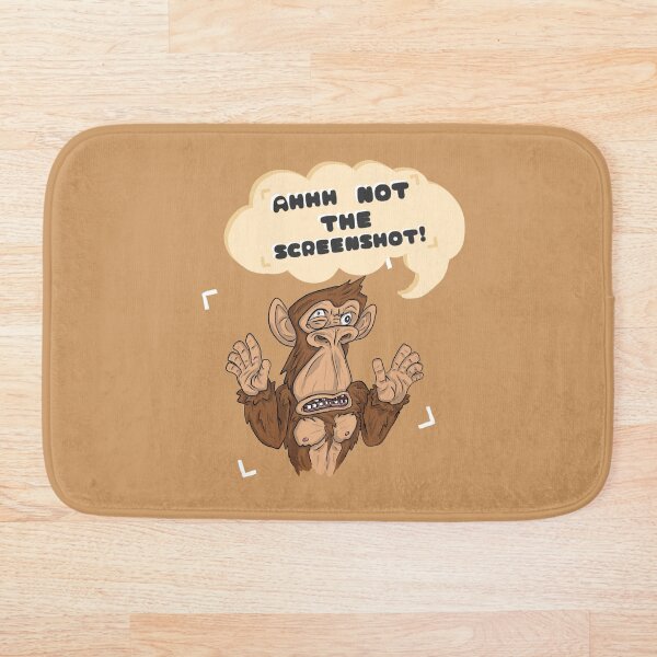Item preview, NFT monkey screenshot horror designed and sold by LoganMDesigns.