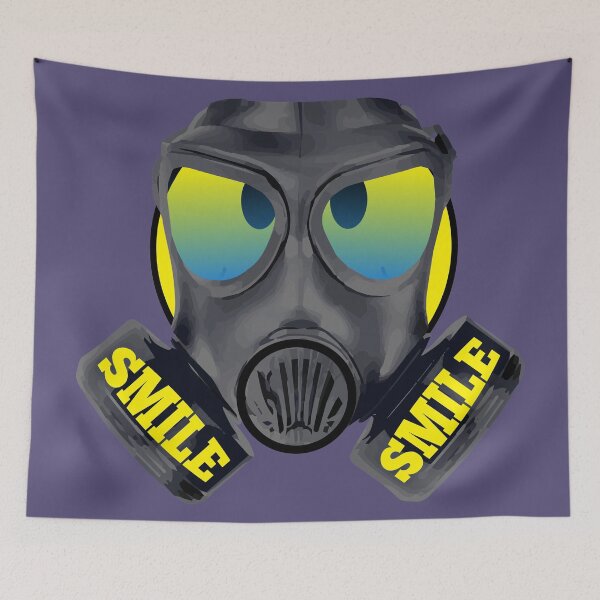 Item preview, Smile Be Happy Mask Armageddon  designed and sold by Warrior Veteran Clothing.