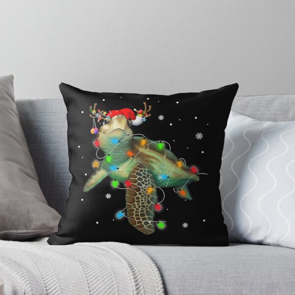 Item preview, Sea Turtle Christmas Lights Funny Santa Hat Merry Christmas designed and sold by richardmatthew.