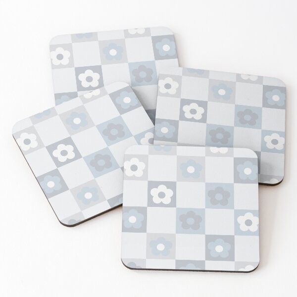 Item preview, Floral Checkered Pattern, Light Blue designed and sold by brookemiller801.