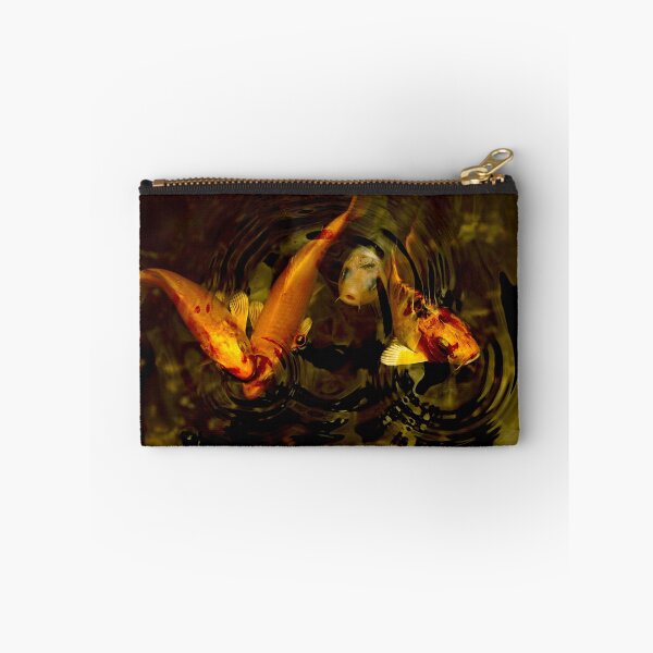 Item preview, Orange and white koi fish photographed in dark tones. designed and sold by Roselove4869.