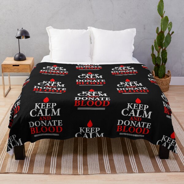 Item preview, Keep Calm And Donate Blood designed and sold by BhavyaBathla.