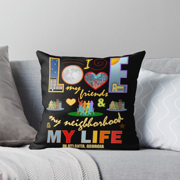 Item preview, Love My Friends Atlanta Georgia Neighborhood and Life Community Pride designed and sold by artfulnotebook.