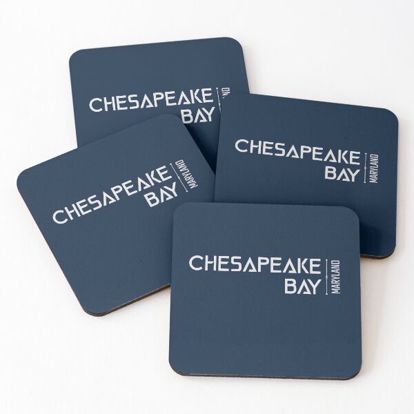 Item preview, Chesapeake Bay Maryland USA Gray Lettering Design designed and sold by Eleven-K.