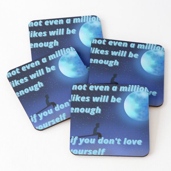Item preview, not even a million likes will be enough if you don't love yourself designed and sold by Shopster381.