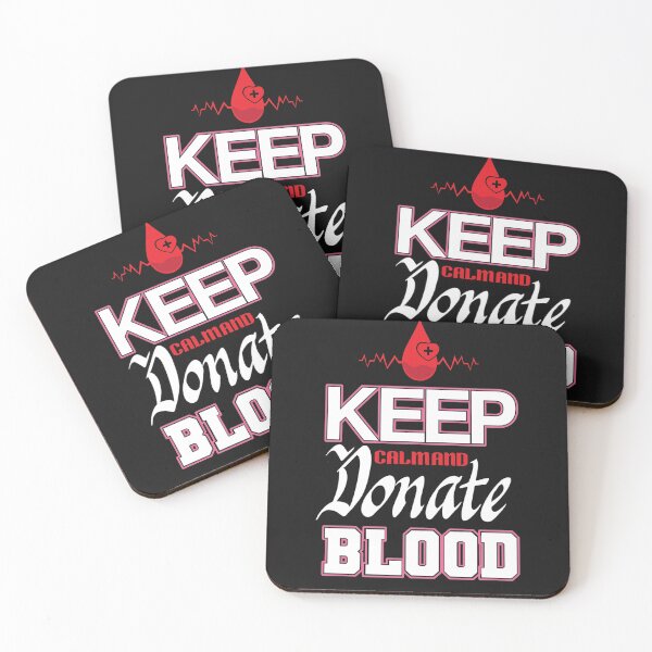 Item preview, Keep Calm And Donate Blood designed and sold by BhavyaBathla.
