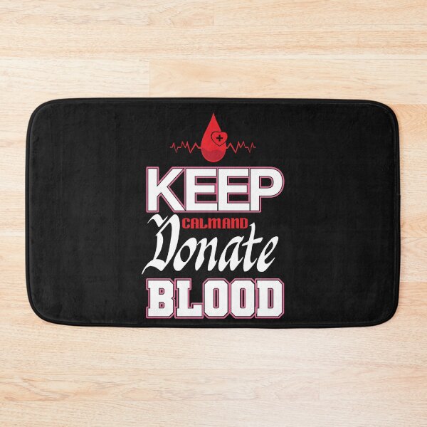 Item preview, Keep Calm And Donate Blood designed and sold by BhavyaBathla.