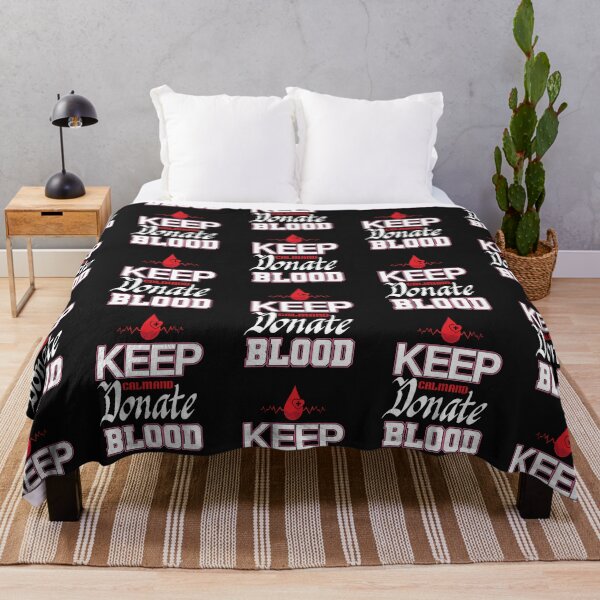 Item preview, Keep Calm And Donate Blood designed and sold by BhavyaBathla.