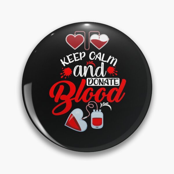 Item preview, Keep Calm And Donate Blood designed and sold by BhavyaBathla.