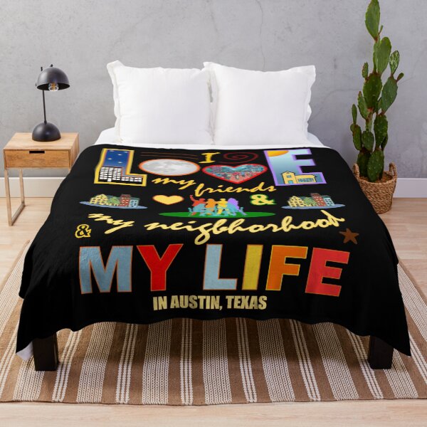 Item preview, Love My Friends Austin Texas Neighborhood and Life Community Pride designed and sold by artfulnotebook.