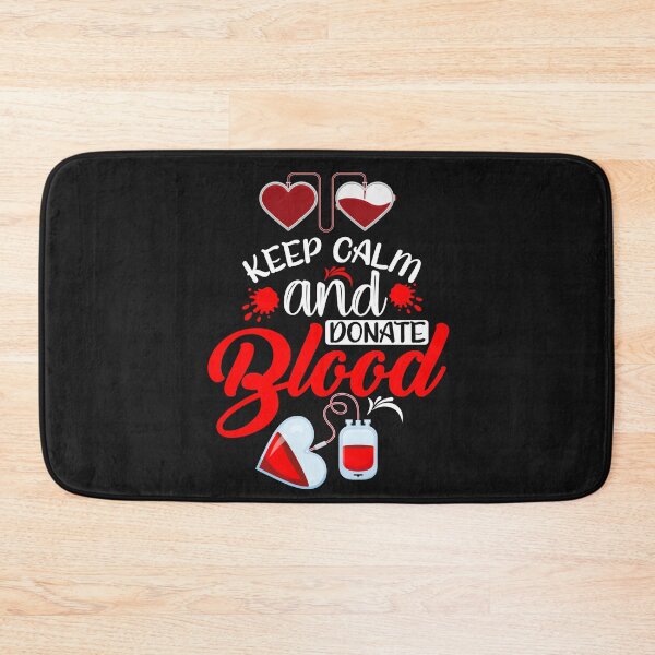 Item preview, Keep Calm And Donate Blood designed and sold by BhavyaBathla.