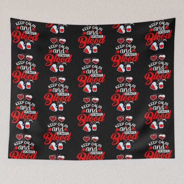 Item preview, Keep Calm And Donate Blood designed and sold by BhavyaBathla.