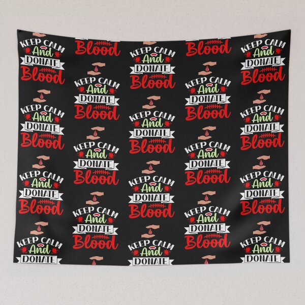 Item preview, Keep Calm And Donate Blood designed and sold by BhavyaBathla.