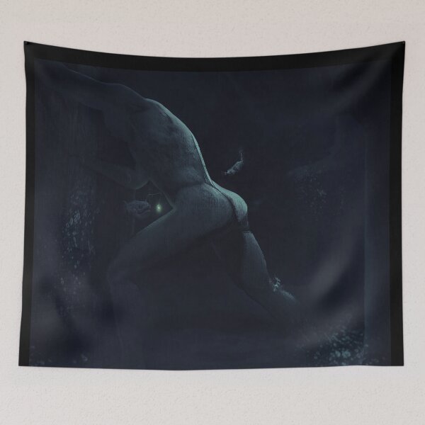 Item preview, Underwater Surreal Statue Monument #2- Surrealistic Art designed and sold by MAEffects.