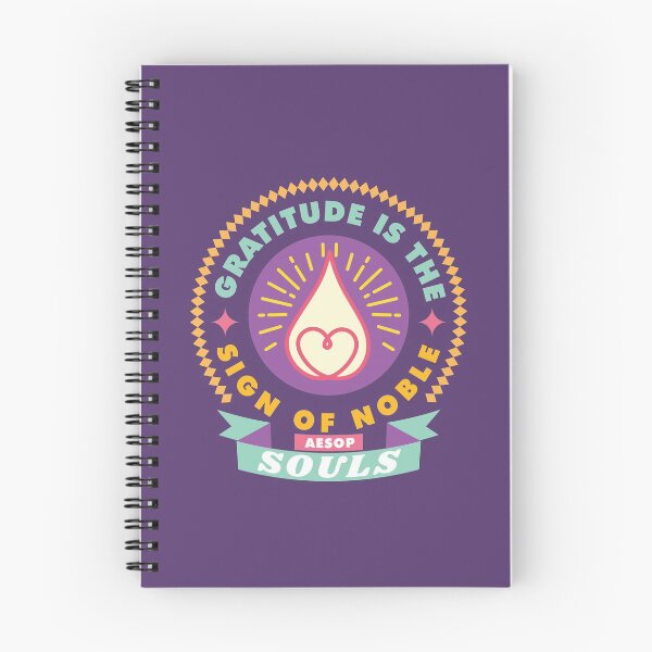 Item preview, Gratitude Noble Soul Quote designed and sold by garmentoffaith.