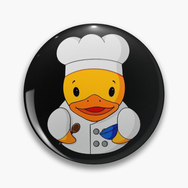Item preview, Chef Rubber Duck designed and sold by Alisha Ober Designs.