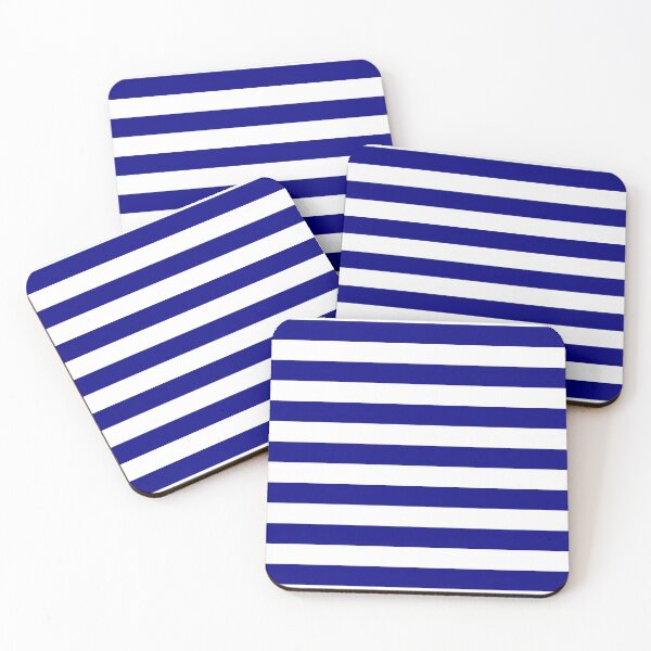 Item preview, Blue and White Horizontal Stripes designed and sold by starrylite.