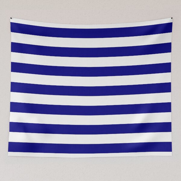 Item preview, Blue and White Horizontal Stripes designed and sold by starrylite.