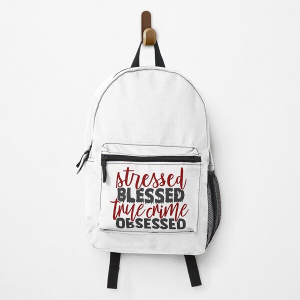 Item preview, Stressed blessed true crime obsessed designed and sold by AnnaBD.