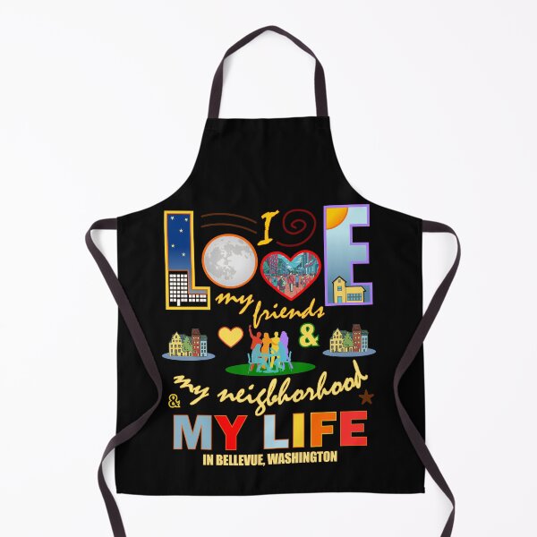 Item preview, Love My Friends Bellevue Washington Neighborhood and Life Community Pride designed and sold by artfulnotebook.