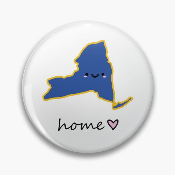 Item preview, cute New York state happy face hofstra colors designed and sold by Maple Design Studio.