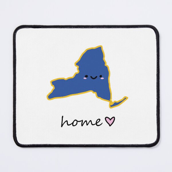 Item preview, cute New York state happy face hofstra colors designed and sold by Maple Design Studio.