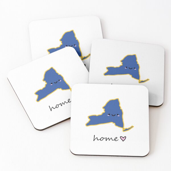 Item preview, cute New York state happy face hofstra colors designed and sold by Maple Design Studio.