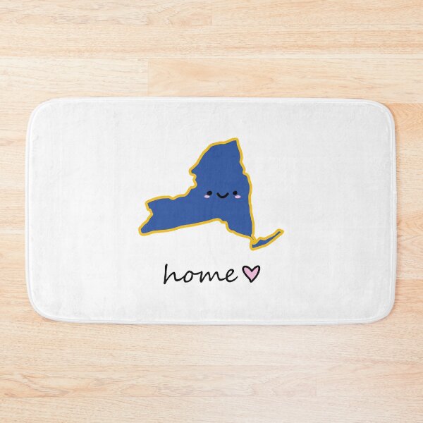 Item preview, cute New York state happy face hofstra colors designed and sold by Maple Design Studio.