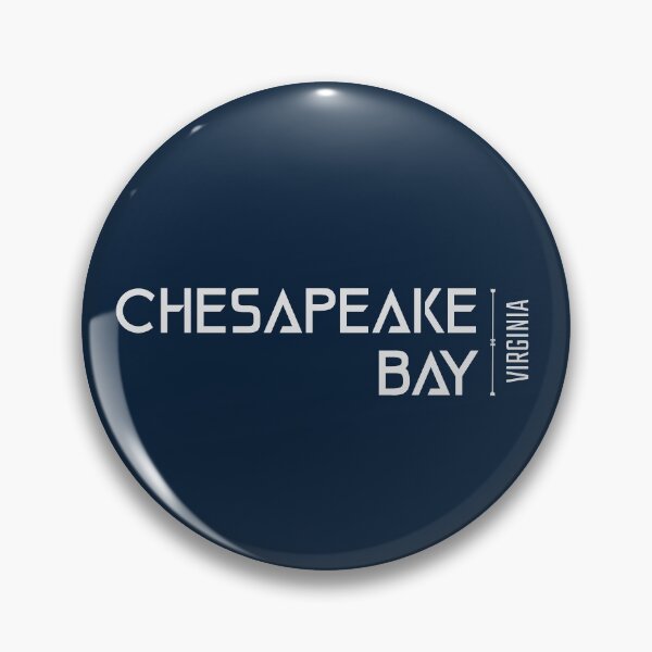 Item preview, Chesapeake Bay Virginia USA Gray Lettering Design designed and sold by Eleven-K.