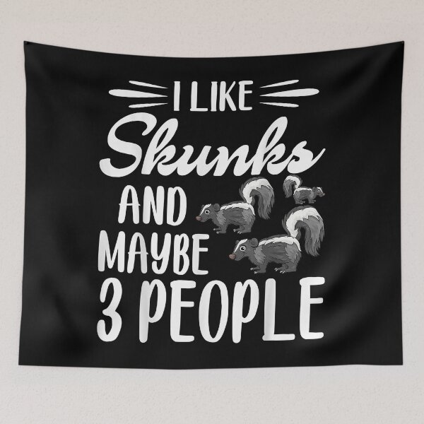 Item preview, I Like Skunks and Maybe 3 People  Skunk Lover designed and sold by waldenuuanjeli.