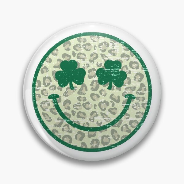 Artikelvorschau, Leopard Print Smiley Gesicht Retro St. Patrick Day entworfen und verkauft von piipiece.